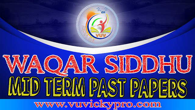 Waqar Siddhu Mid Term Past Papers